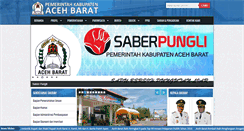 Desktop Screenshot of acehbaratkab.go.id